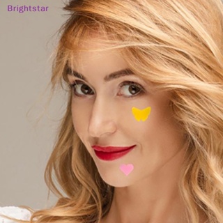 Brightstar แผ่นแปะสิว สีสดใส มองไม่เห็น สติกเกอร์สิว ระบายอากาศได้ กันน้ํา ดูแลผิว เครื่องมือกําจัดสิว การรักษาสิว ใหม่