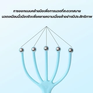 ไม้นวดศีรษะสปา 360° นวดบรรเทาอาการเหนื่อยล้า เพิ่มการไหลเวียน กระตุ้นผมยาว ผ่อนคลายได้ทุกที่