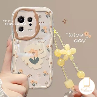 เคสโทรศัพท์มือถือ Tpu นิ่ม แบบใส ขอบโค้ง ลายดอกไม้ ภาพวาดสีน้ํามัน 3D พร้อมสายคล้องมือ สําหรับ Infinix Hot 8 30 11 12 10 9 20 Play Hot 8 30i 9 10Lite Smart 6 7 5 6Plus Note 12 G96