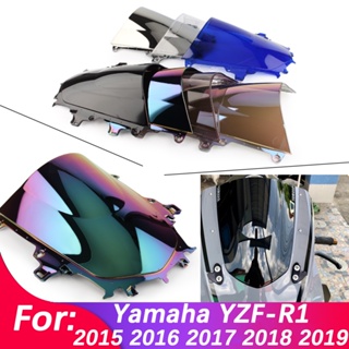 แผ่นเบี่ยงลม อุปกรณ์เสริมรถจักรยานยนต์ สําหรับ Yamaha YZF R1 YZF-R1 YZFR1 2015 2016 2017 2018 2019