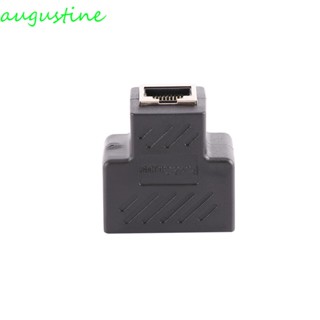 Augustine RJ45 อะแดปเตอร์แยกสายเคเบิลอีเธอร์เน็ต 1 เป็น 2 ทาง ตัวเมีย