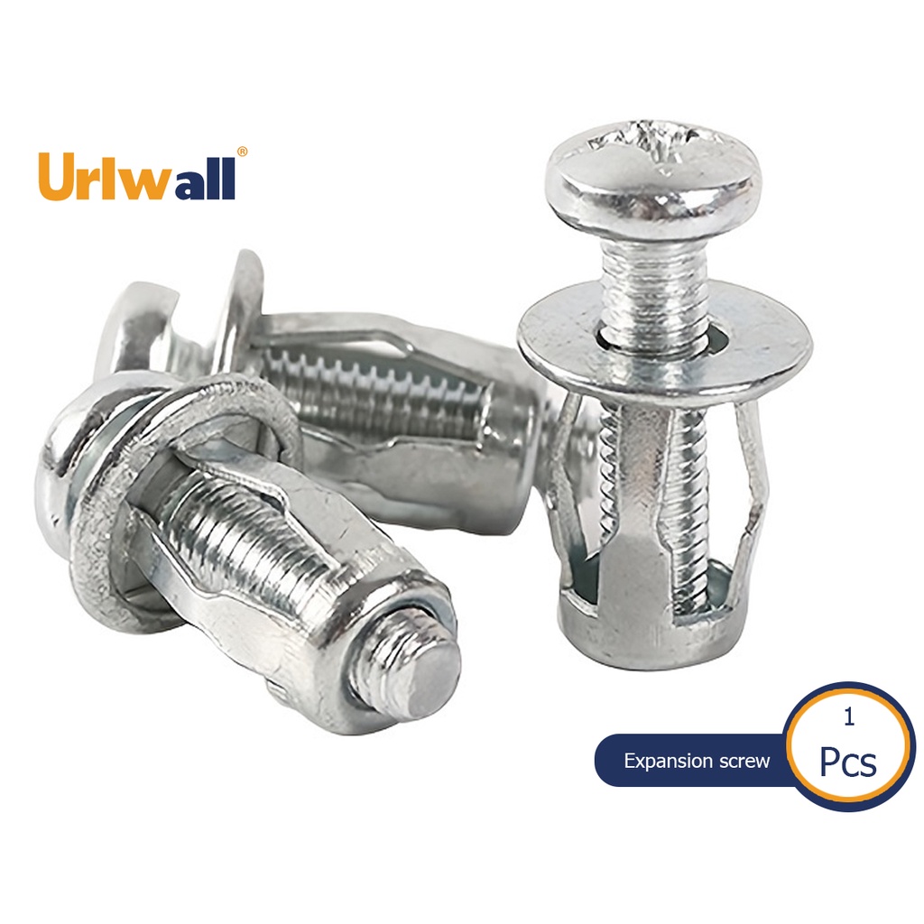 Urlwall M4 M5 M6 M8 Nuts Petal Nuts Expansion Nut Fixings Kit - dowes With Screws, Metal Jack Nuts Set, Wall Anchor.