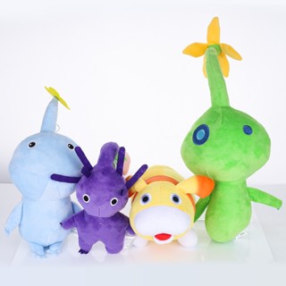 Cool Pikmin 4 All Star ตุ๊กตายัดนุ่น ของขวัญสําหรับเด็ก สีเขียว สีม่วง สีฟ้า