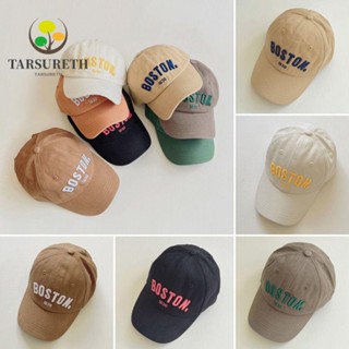 Tarsureth หมวกเบสบอล ปักลายตัวอักษร สไตล์เรโทร สีพื้น