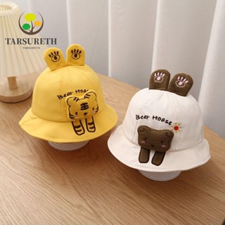 Tarsureth หมวกกันแดด ปิดหู ลายการ์ตูน แฟชั่นฤดูร้อน สําหรับเด็ก