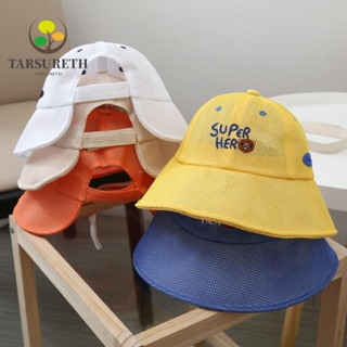 Tarsureth หมวกบักเก็ต กันแดด ระบายอากาศ สไตล์ชาวประมง ชายหาด