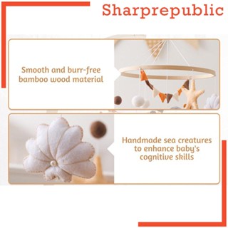 [Sharprepublic] ของเล่นโมบายไม้ แขวนตกแต่งห้องนอนเด็กทารกแรกเกิด เด็กผู้ชาย และเด็กผู้หญิง