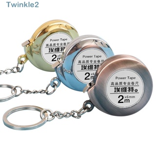 Twinkle ไม้บรรทัดเทปวัด อเนกประสงค์ ยืดหดได้ 2 เมตร สําหรับวัดพวงกุญแจ