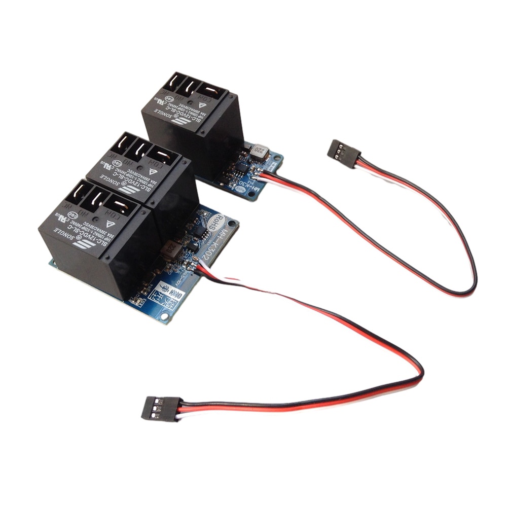 30a อิเล็กทรอนิกส์ PWM รีเลย์โมดูล 12V 1/2 ช่อง High Power รีเลย์สวิทช์รีโมทคอนโทรลสวิตช์เปิด-ปิดสําหรับ DIY RC รุ่น