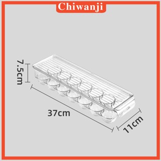 [Chiwanji] กล่องลิ้นชักเก็บไข่ สําหรับตู้เย็น