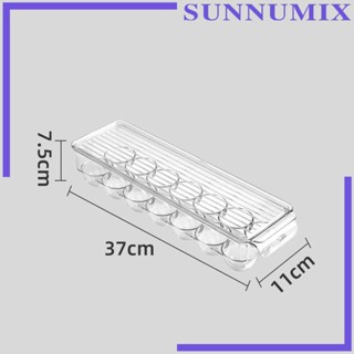 [Sunnimix] กล่องลิ้นชักเก็บไข่ สําหรับตู้เย็น