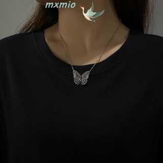 Mxmio สร้อยคอโช้คเกอร์ จี้รูปผีเสื้อ หัวใจ ประดับลูกปัด OT