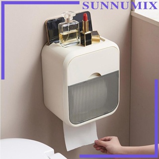 [Sunnimix] กล่องกระดาษทิชชู่ แบบติดผนังห้องน้ํา สําหรับบ้าน ห้องนอน