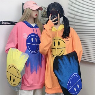 1155 womens towel embroidered sweatshirt hoodie Autumn new Korean style hooded design large size loose sweatshirt