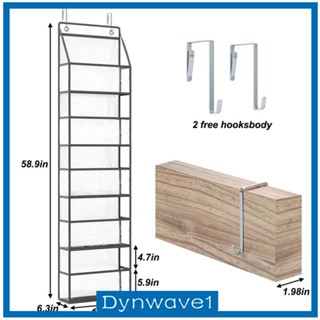 [Dynwave1] อุปกรณ์จัดเก็บของเล่น หมวก อเนกประสงค์ แบบแขวนเหนือประตู พร้อมตะขอ สําหรับประตูแคบ