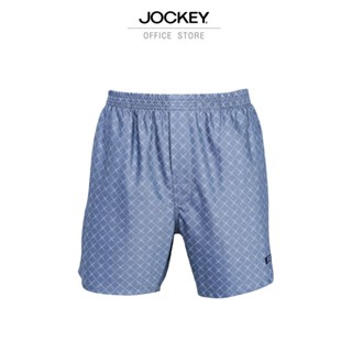 JOCKEY UNDERWEAR กางเกงบ๊อกเซอร์ SLEEPWEAR รุ่น KU JKB7376A สีเทา กางเกงใน กกน ชุดชั้นในชาย