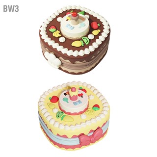  BW3 แป้งสีของเล่นเค้กวันเกิด Playset พร้อมแม่พิมพ์ Dough KITCHEN Creations ชุดเครื่องมือสำหรับเด็กแกล้งทำเป็น Chef