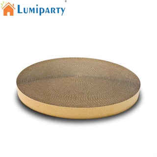 Lumiparty บอร์ดตาข่ายรังผึ้ง ทรงกลม กันรอยขีดข่วน แบบเปลี่ยน สําหรับแมว 37 ซม.