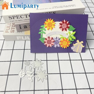 Lumiparty แม่พิมพ์ตัด รูปดอกไม้ จิ๊กซอว์ สําหรับทําสมุดภาพ กระดาษ การ์ด Diy