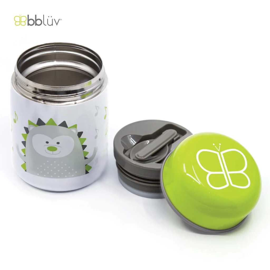 Bbluv Foöd กล่องใส่อาหารเก็บความร้อนพร้อมช้อน