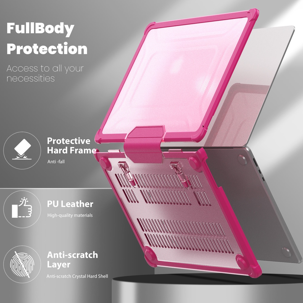 เคสพีซีแข ็ งสําหรับ MacBook Pro Air 13 13.6 นิ ้ ว A2681 A1932 A2179 A2337 A1706 A1708 A1989 A2159 A2289 A2251 A2338 แล ็ ปท ็ อปฝาครอบกันกระแทกผิว