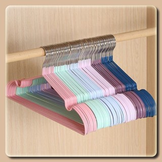 🔥TOP1🔥ไม้แขวนสแตนเลส เคลือบซิลิโคนกันลื่น ขนาด40cm*20cm สีพา…