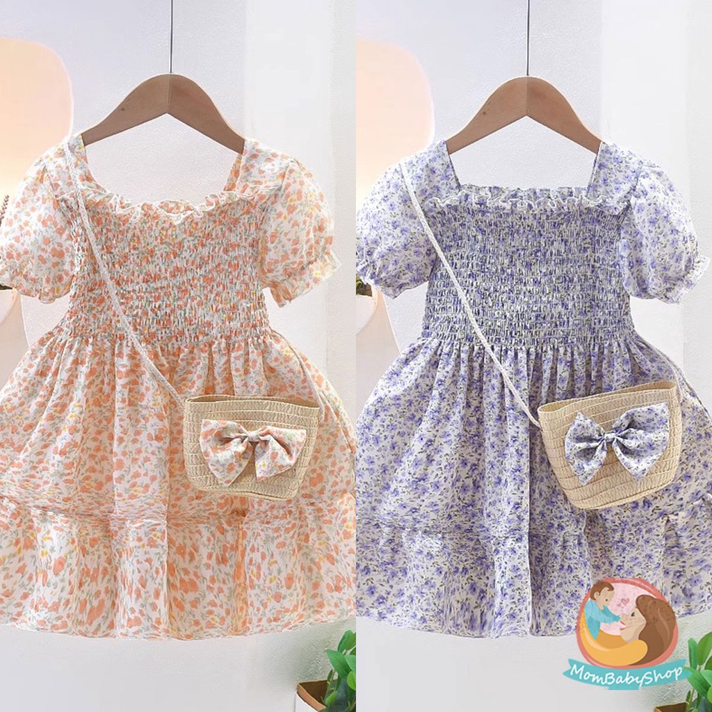 พร้อมส่ง ชุดเด็กผู้หญิง ดอกไม้สามมิติ สวมใส่สบาย