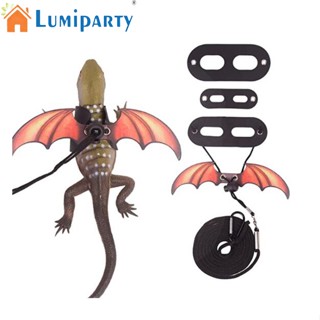 Lumiparty สายจูงหนัง ปรับได้ สําหรับสัตว์เลื้อยคลาน จิ้งจก มังกร เครา