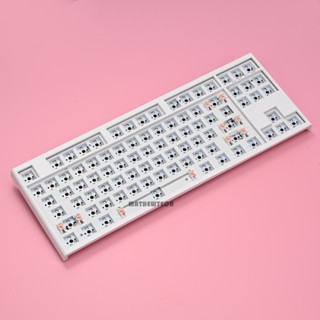 MT87 Keyboard Mechanical Kit ชุดคีย์บอร์ด TKL RGB บลูทูธ 3 โหมด 2.4G มีสาย 75% ออกแบบตามสรีรศาสตร์