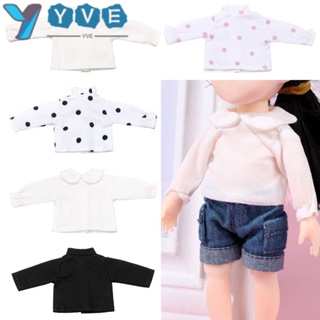 Yve เสื้อยืดตุ๊กตา 5 สี สําหรับตุ๊กตา 1/12Bjd ob11