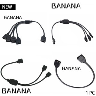 Banana1 อะแดปเตอร์แยกสายไฟ LED 1 เป็น 1 2 3 4 พอร์ต 3528 5050