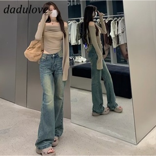 DaDulove💕 New American Ins High Street Retro Jeans Niche High Waist Loose Wide Leg Pants plus Size Trousers