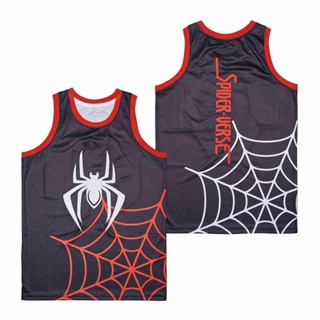 Sy3 Spider Man: IntotheSpider Verse Jersey เสื้อกีฬาบาสเก็ตบอล สําหรับผู้ชาย และผู้หญิง พลัสไซซ์ YS3