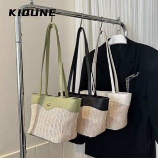 KIQUNE  กระเป๋าถือ กระเป๋าผ้า 2023 NEW  สวยงาม fashion Stylish High quality L97S159 37Z230910