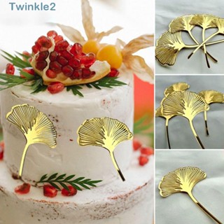 Twinkle ท็อปเปอร์อะคริลิค สีทอง สําหรับตกแต่งเค้กวันเกิด 5 ชิ้น