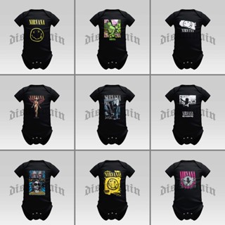 Nirvana CURT COBAIN NEWBORN เสื้อผ้าเด็ก 0-12 เดือน