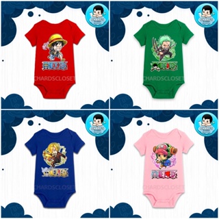 One PIECE ธีม Baby Onesie (ลูฟี่, โซโร, ซานจิ, ช็อปเปอร์)