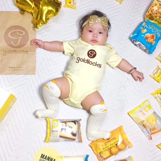 Haginbaby ชุดรอมเปอร์ ผ้าฝ้าย 100% ลาย Goldilocks Milestone Monthsary สําหรับเด็กทารก