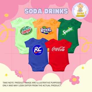 ชุดเด็กทารก ลายโลโก้ Soda softdrinks