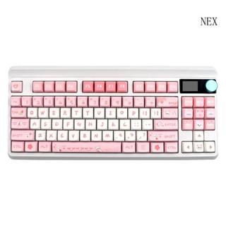 Nex ปุ่มกดคีย์บอร์ด 146 คีย์ ลายหมีน่ารัก สําหรับคีย์บอร์ด Mechanical