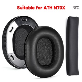 Nex แผ่นครอบหูฟัง แบบเปลี่ยน สําหรับ ATH-M70X