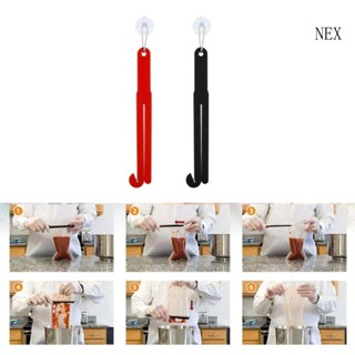 Nex ที่เปิดถุงอาหาร พร้อมใบมีดสเตนเลส สําหรับห้องครัว