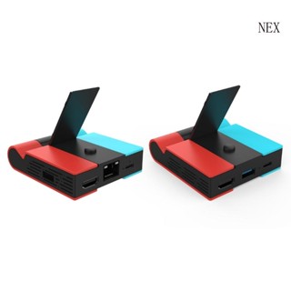 Nex อะแดปเตอร์เชื่อมต่อทีวี USB แบบพกพา อุปกรณ์เสริม สําหรับเกมคอนโซล NS