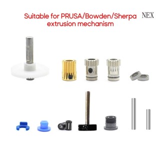 Nex ชุดเกียร์คู่ อัพเกรดเครื่องอัดรีด เหล็กแข็ง อุปกรณ์เสริม สําหรับ Voron 2 4 0 1 PRUSA Bowden Extruder DIY