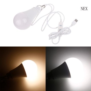 Nex โคมไฟฉุกเฉิน LED 10W USB สําหรับตั้งแคมป์ ตกปลากลางแจ้ง