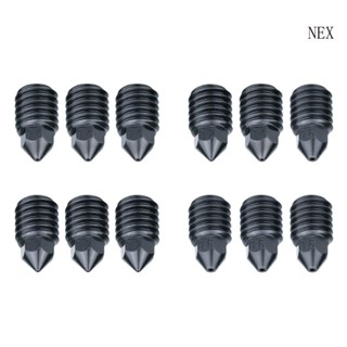 Nex หัวฉีดเหล็กแข็ง คุณภาพสูง แบบเปลี่ยน สําหรับเครื่องพิมพ์ 3D X1P1P 0 2 มม. 0 4 มม. 0 6 มม.