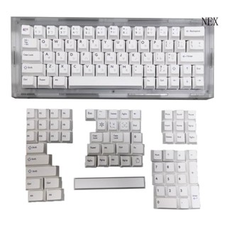 Nex ปุ่มกดคีย์บอร์ด PBT ลายเชอร์รี่ สําหรับ Cherry MX Switch