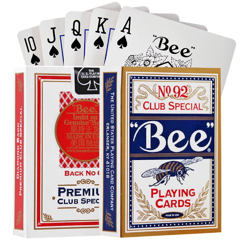Bee Playing Cards Deck Poker Size การ์ดเกม Mgaic Tricks สําหรับ Magician