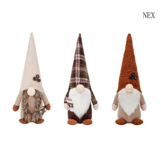 Nex ผ้าตุ๊กตาโนม Tomte Gnomes สไตล์สวีเดน สําหรับคนรักกาแฟ