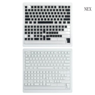 Nex ปุ่มกดคีย์บอร์ด OEM Profile PBT Backlit 129 คีย์ สําหรับคีย์บอร์ด